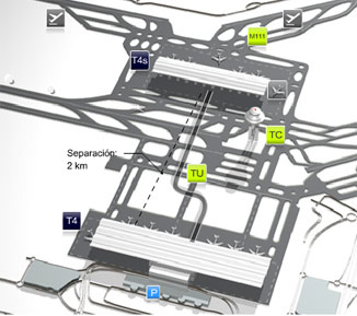 Terminal T4 y T4s Madrid Barajas